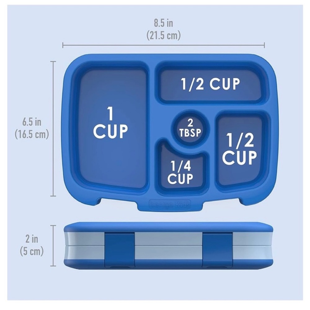 Bentgo Kids lunchbox. Brand new! Blue - Picture 9 of 12